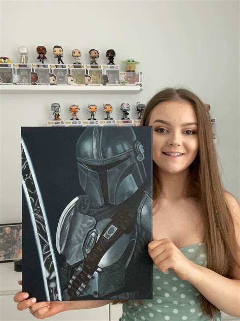 Star Wars Fan Art Acrylic Painting Canvas Disney Art Paintings