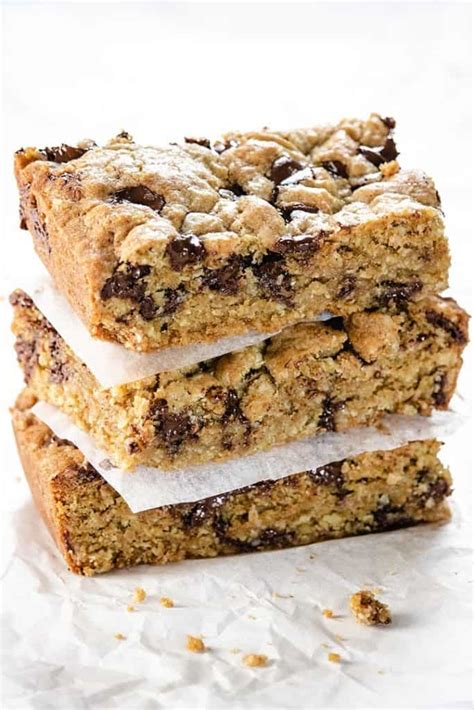 Chocolate Chip Oatmeal Cookie Bars Errens Kitchen