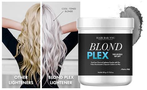Blond Plex Extreme Lifting 10x Levels Blackcharcoal Dust Free Lightener Powder