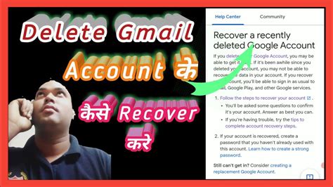 Recover Deleted Gmail Account After 30 Days Youtube