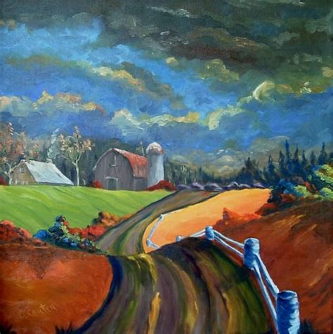 Country Road Painting Country Road Fine Art Print Dave Carter Road