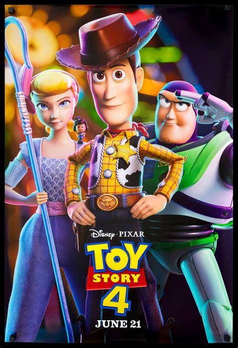 Toy Story 4 2019 Original One Sheet Movie Poster Original Film Art