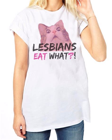 Lesbians Eat What Ladies Comfy Hipster T Shirt Comedy Trending Tops Tee