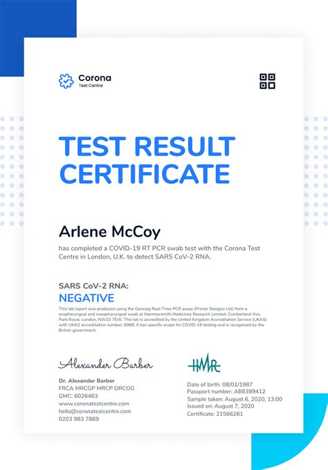 Test to release scheme certificate. COVID-19 PCR Test | Corona Test Centre