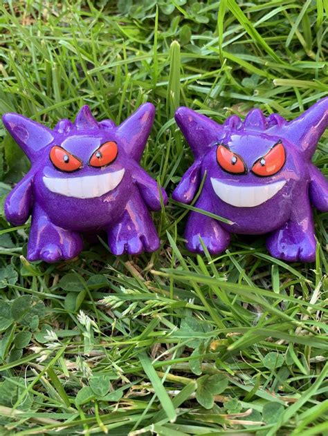 Polymer Clay Gengar Ceramic Sculpture Clay Clay Charms