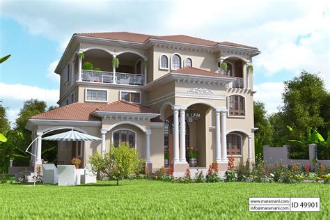 9 Bedroom House Design Id 49901 House Designs By Maramani Simple