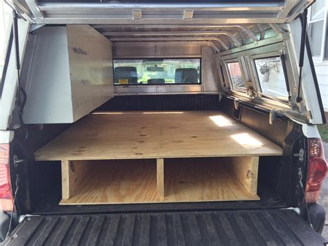 06 Toyota Tacoma Camper Shell Build Drawers To Come Rtruckcampers