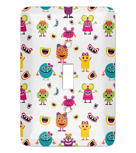 Girly Monsters Light Switch Cover Single Toggle Personalized