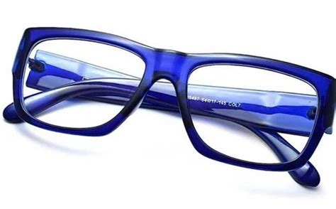 Square Blue Jodykoes Unisex Anti Glare Eyeglasses Eyewear