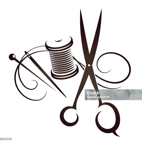 Sewing Vector Set Stock Illustration Download Image Now Sewing