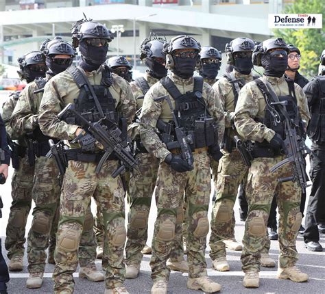 South Koreas Elite 707th Special Mission Battalion Training With Local Swat And Combat Police