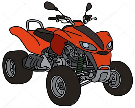Red All Terrain Vehicle Stock Vector Image By ©2v 90193198