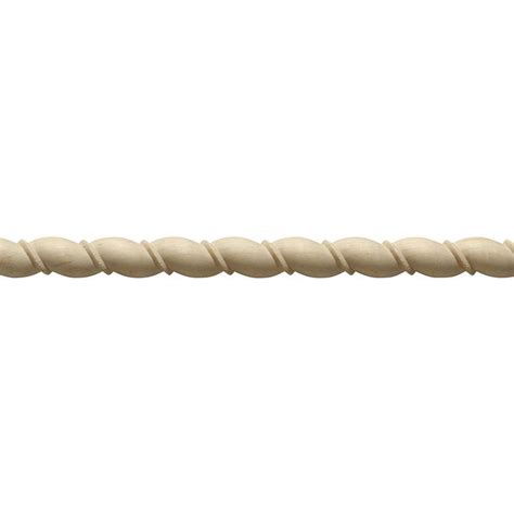 Maple Rope Trim Hobby Moulding 5 16 Inch X 11 16 Inch X 4 Feet