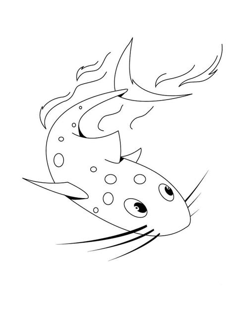 Download free catfish coloring pages for kids picture. Catfish coloring pages. Download and print Catfish ...