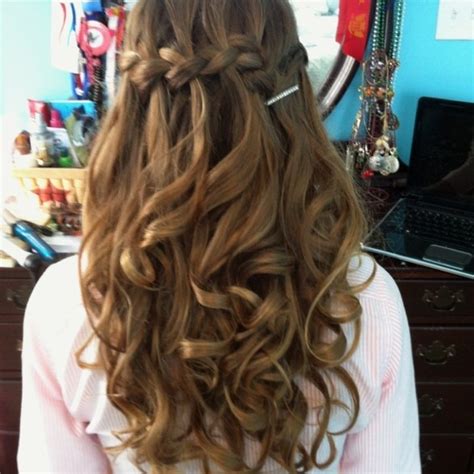 Waterfall Braid For Prom Night Hairstyles Weekly