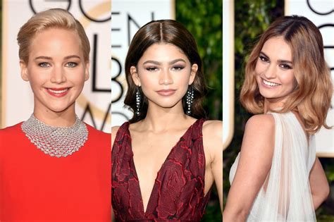 Best Hair And Makeup Golden Globes 2016 Beauty Looks At The Golden