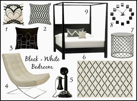 studio  designs blog black white bedrooms