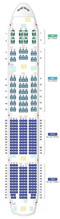 Seat Map And Seating Chart Airbus A350 900 Cathay Pacific Seating
