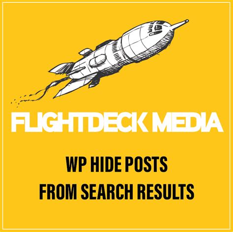 Exclude From Wp Search Flightdeck Media Apps