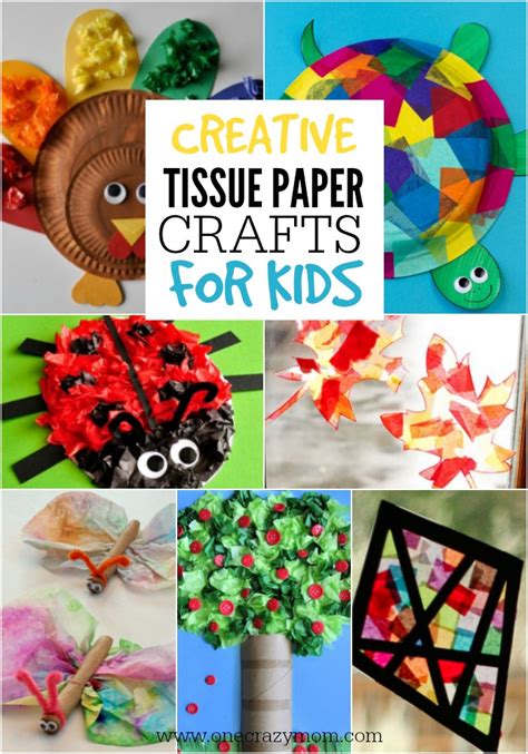 Tissue Paper Crafts For Kids 20 Fun Tissue Crafts That
