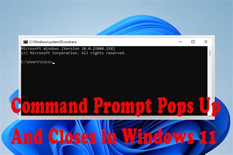 Fix Command Prompt Opens And Closes Immediately Windows 11