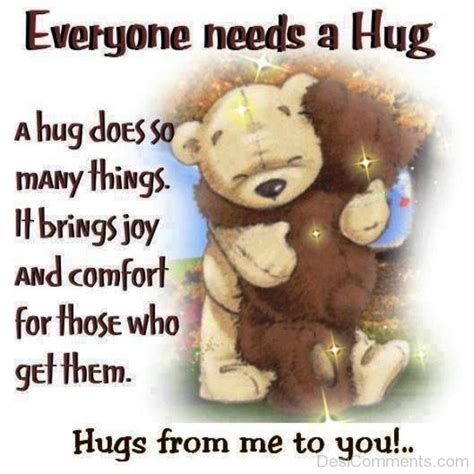 Hugs From Me To You Happy Hug Day