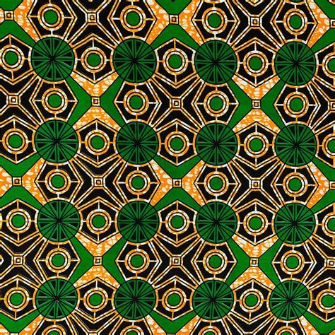 Best African Fabric 097 Green Yellow Dashiki 1 Ankara Shop