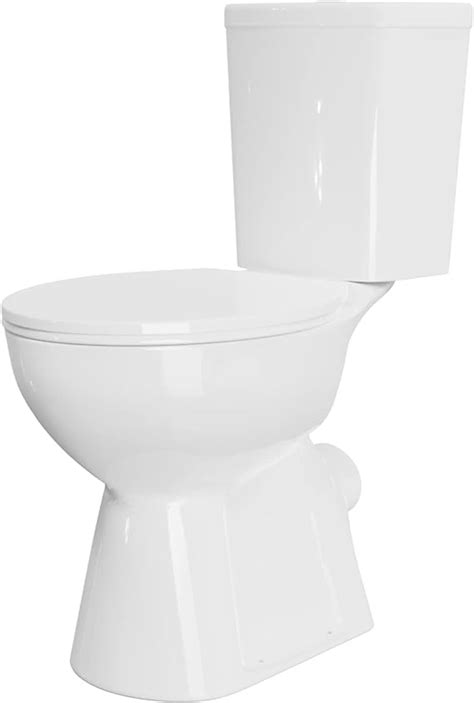 Little Meerkat 19 Inch Tall Toilet Two Piece Extra Tall Rear Outlet