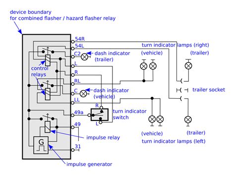 Hazard Flasher Circuit Diagram