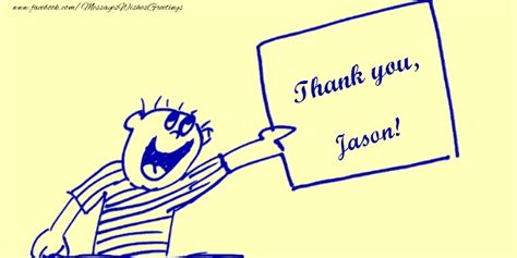 Thank You Jason Messages Greetings Cards Thank You For Jason