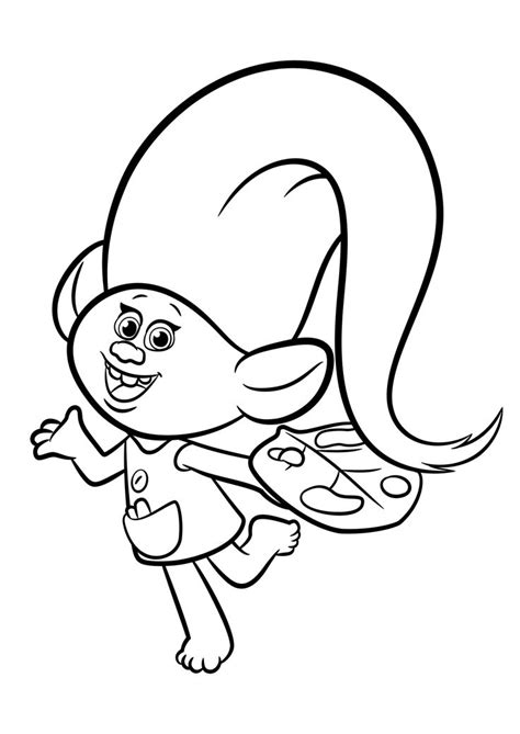 Trolls 2 coloring pages world tour cristina is painting qyj6dz0fhblq8m trolls world tour trailer watch hollywood reporter Trolls Coloring Pages ⋆ coloring.rocks! | Cartoon coloring ...