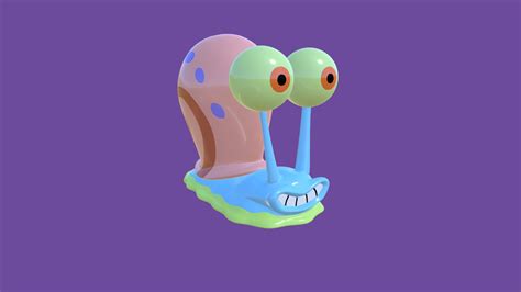 Gary The Snail Buy Royalty Free 3d Model By Welbot 08c1d20