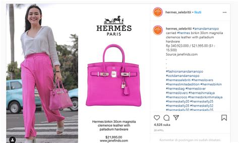 Harga Tas Hermes Ratusan Juta Ini Jumlah Koleksi Amanda Manopo