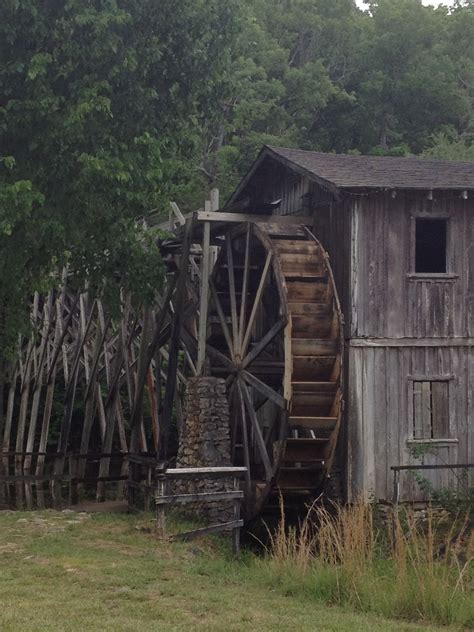 Old Mill Arkansas Usa Windmill Water Water Wheel Water Mill