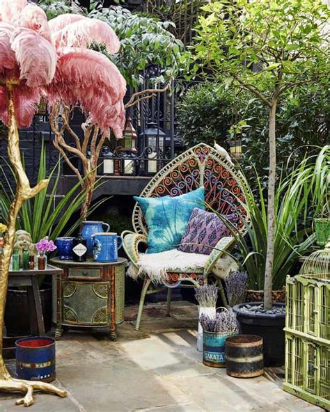 28 Absolutely Dreamy Bohemian Garden Design Ideas