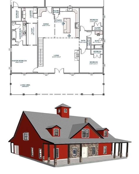 Barn Floor Plans With Loft