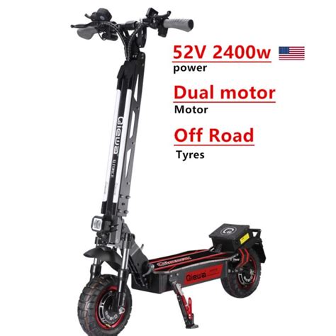 Usa Warehouse 2400w Dual Motor Scooter Electric For Adult China Fast