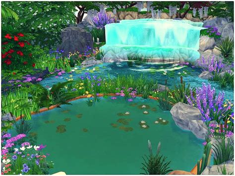 Sims 4 Waterfall Cc