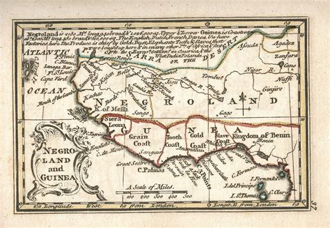 Negroland the map was crafted in 1747 by eighteenth century royal cartographer and engraver eman. 30 1747 Map Of Africa - Maps Database Source