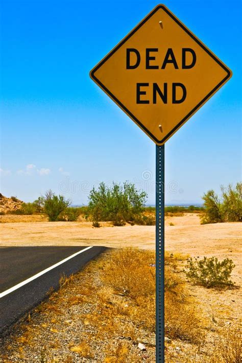 Dead End Road Sign Arizona Usa Aff Road Dead Sign Usa