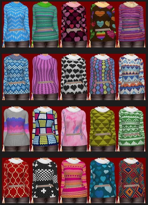 Knitted Jacket And Fitness Knitted Sweater At Annetts Sims 4 Welt The