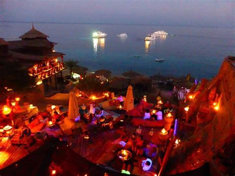 Farsha Café In The Night 🇪🇬 Sharm El Sheikh♥️ Sharm El Sheikh Egypt Christmas Tree Night