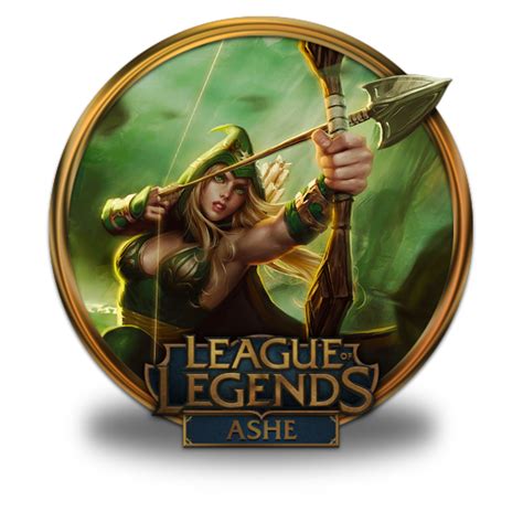 Ashe Sherwood Icon League Of Legends Gold Border Iconset Fazie69