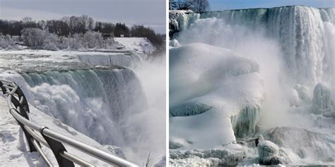 Niagara Falls Nearly Froze Over After The Storm And The Photos Look Like