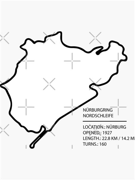 Nürburgring Sticker For Sale By Pixelmaker01 Redbubble