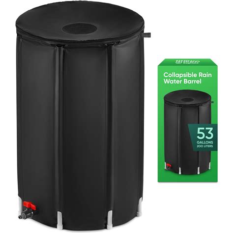 Buy BaseMate Collapsible Rain Barrel 53 Gal Extra Stable Rainwater