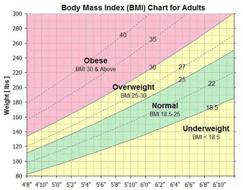 Printable Bmi Chart Nhs Printable Chart Images And Photos Finder