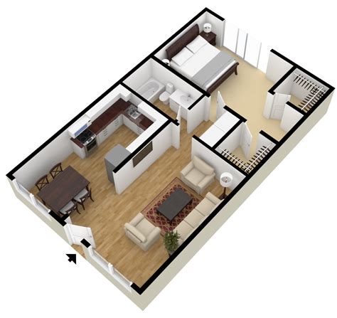 Studio 1 And 2 Bedroom Floor Plans City Plaza Apartments House Plans