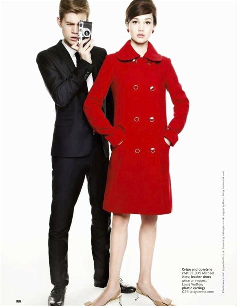 Mod Rules Lena Lomkova And Charlie Mills By Walter Chin For Uk Glamour March 2013 Groovy