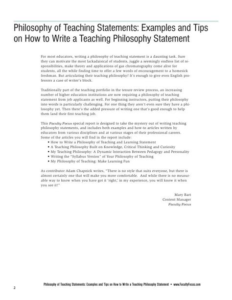 Teaching Philosophy Statement Examples Essaeminhaarte